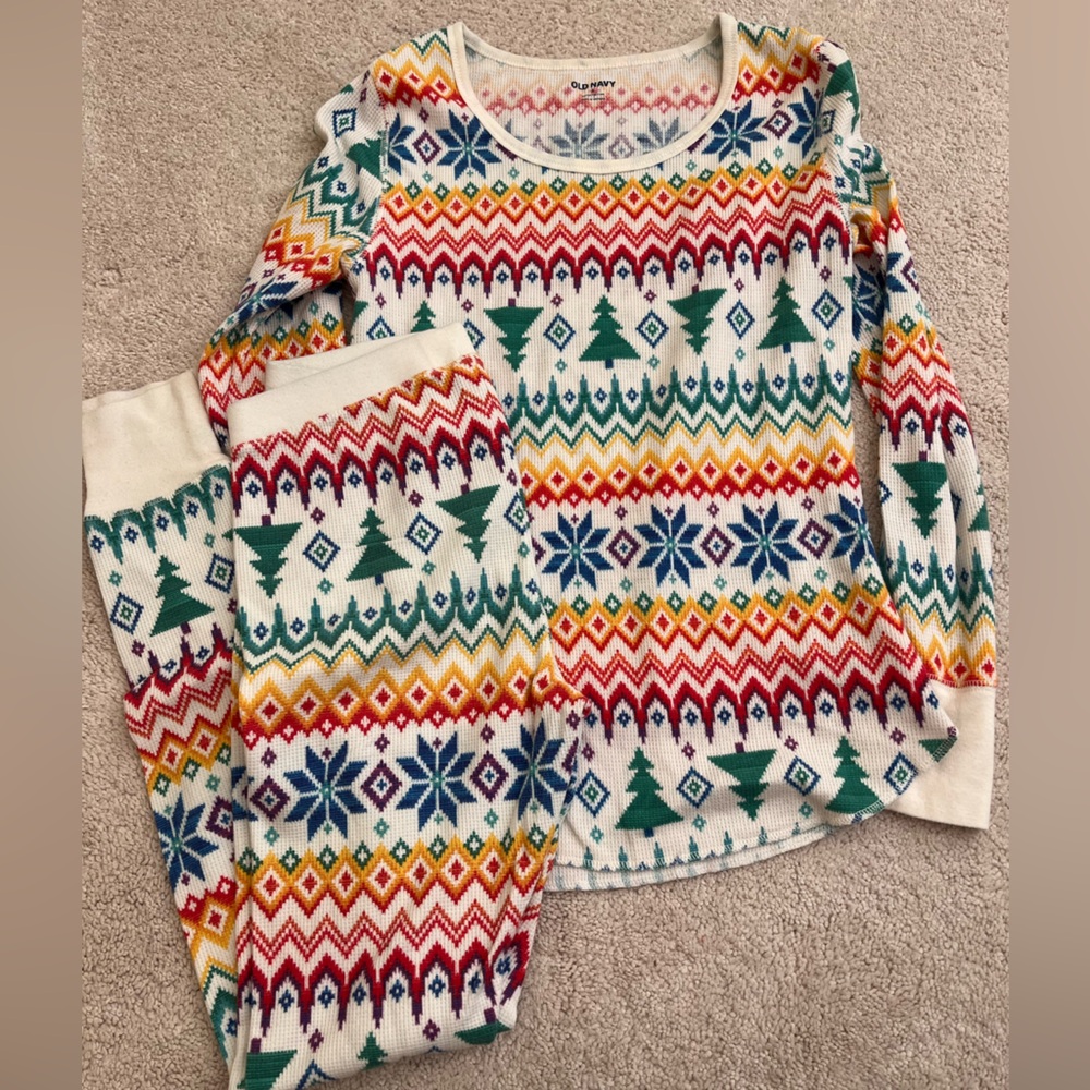 Old Navy Fairisle Pajama Set